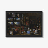 A Picture Gallery with an Artist Painting a Woman and a Girl. Allegory of the Art of Painting by Gillis van Tilborgh - thumbnail_1_bf_67672ec8b7c995d950163fc4